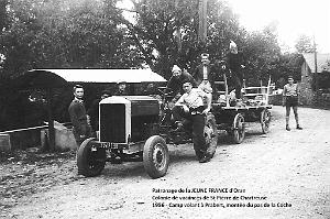 1956 camp volant a Prabert, montee du pas de la Coche